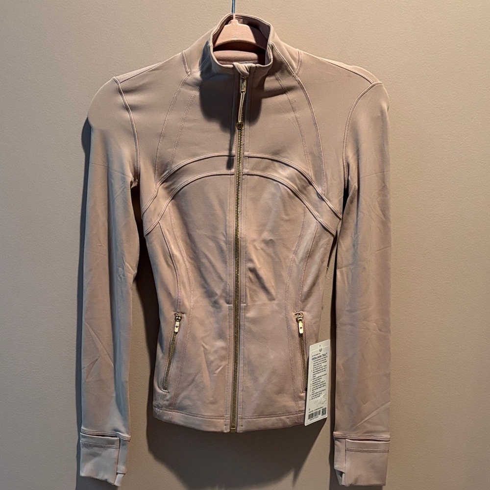LULULEMON DEFINE JACKET *NULU IN NUTMEG/GOLD SZ 0 NWT